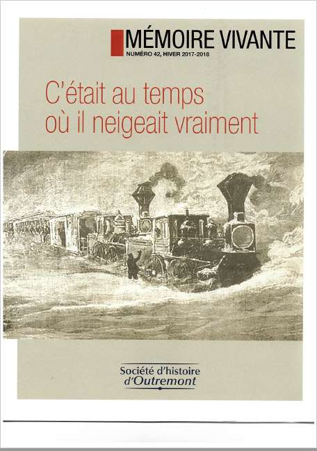 Le bulletin Mémoire vivante «Hiver 2018» est  désormais disponible !