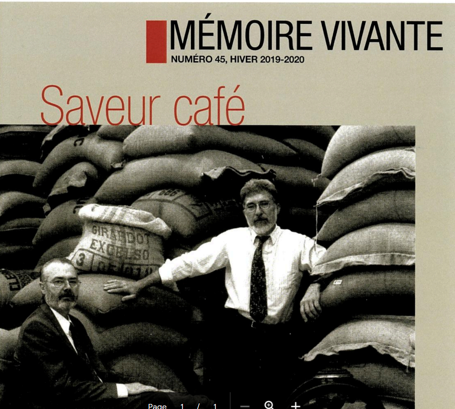 Mise en ligne du plus récent numéro de Mémoire vivante !